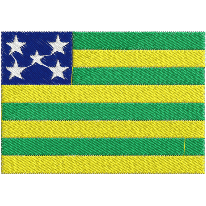 Matriz de Bordado Bandeira do Estado de Goiás